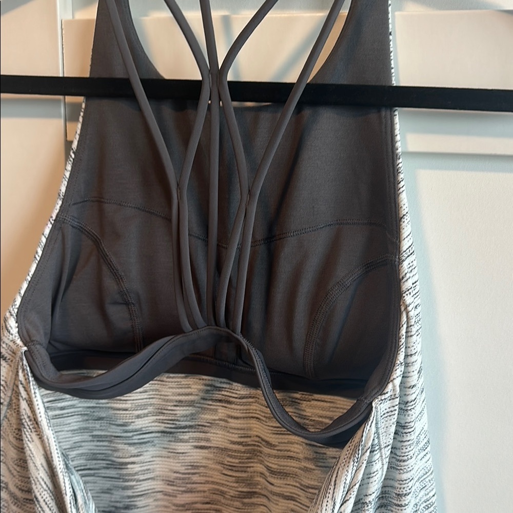 lululemon athletica Gray Strappy Tank Top - Picture 3 of 5